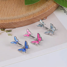 Load image into Gallery viewer, Cute Butterfly Flower Steel Navel Piercing Shinny Dance Belly Rings Body Piercing Jewelry 14G Belly Button Ring for Women Girls
