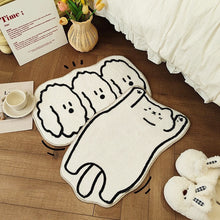 Load image into Gallery viewer, Cute Cat Rugs Cartoon Carpet In The Bedroom Non-slip Floor Mat Irregular Bedside Rug Bathroom Rugs Room Decoration 러그 Alfombra
