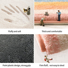 Load image into Gallery viewer, Cute Cat Rugs Cartoon Carpet In The Bedroom Non-slip Floor Mat Irregular Bedside Rug Bathroom Rugs Room Decoration 러그 Alfombra
