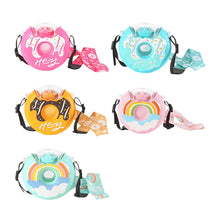 Load image into Gallery viewer, Cute Donut Ice Cream Water Bottle Creative Cute Style Cup With Straw 380ml Portable leakproof For Kindergarten Baby Children
