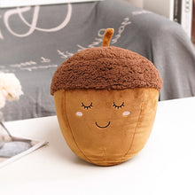 Load image into Gallery viewer, Cute Family Hermit crab Plush Doll toy Stuffed Smile Cloud pillow seafood chestnut Poached egg Toast bread Food Plush Food Toys
