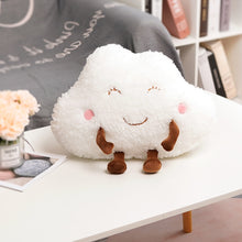 Load image into Gallery viewer, Cute Family Hermit crab Plush Doll toy Stuffed Smile Cloud pillow seafood chestnut Poached egg Toast bread Food Plush Food Toys
