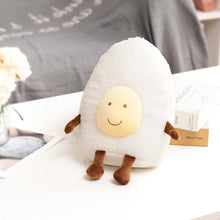 Load image into Gallery viewer, Cute Family Hermit crab Plush Doll toy Stuffed Smile Cloud pillow seafood chestnut Poached egg Toast bread Food Plush Food Toys
