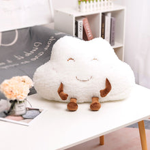 Load image into Gallery viewer, Cute Family Hermit crab Plush Doll toy Stuffed Smile Cloud pillow seafood chestnut Poached egg Toast bread Food Plush Food Toys
