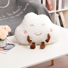Load image into Gallery viewer, Cute Family Hermit crab Plush Doll toy Stuffed Smile Cloud pillow seafood chestnut Poached egg Toast bread Food Plush Food Toys

