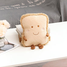 Load image into Gallery viewer, Cute Family Hermit crab Plush Doll toy Stuffed Smile Cloud pillow seafood chestnut Poached egg Toast bread Food Plush Food Toys
