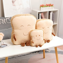 Load image into Gallery viewer, Cute Family Hermit crab Plush Doll toy Stuffed Smile Cloud pillow seafood chestnut Poached egg Toast bread Food Plush Food Toys
