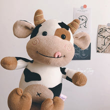 Load image into Gallery viewer, Cute Milk Cow Plush Toy Animal Stuffed Doll Festival Present Birthday Gift Home Decoration  Stuffed Plush Animals Toys For Boys
