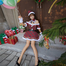 Load image into Gallery viewer, Cute Santa Claus Costume Cosplay For Women Christmas Costume Dress For Adult
