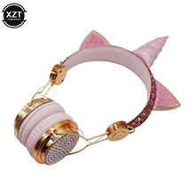 Load image into Gallery viewer, Wired Headphone With Microphone Girls Daugther Music Stereo Earphone Computer Mobile Phone Gamer Headset Kids Gift
