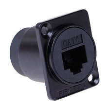 Load image into Gallery viewer, RJ45 Socket Cable Female Signal Connector Cat6 Panel Mount Network Ethernet Extension Interface Adapter

