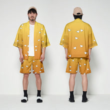 Load image into Gallery viewer, DIOCOS Demon Slayer Kimono Kimetsu No Yaiba Nezuko Cosplay T-shirts Costume Men Women Jacket Coat Shorts Set for Halloween Party
