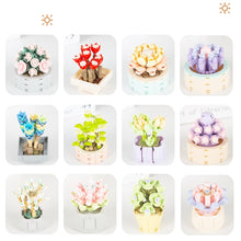 Load image into Gallery viewer, DIY MOC Potted Plants Succulents Cactus Gypsophila Bonsai Tree Gardens Romantic Building Blocks Model Bricks Kids Sets Kits Toys
