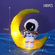 Load image into Gallery viewer, DIY Mini Micro Rocket Building Blocks Space Moon Satellite Astronaut Diamond Bricks Constructor Toys for Children Gifts
