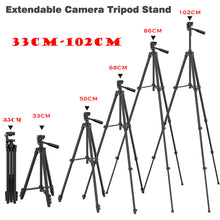 Load image into Gallery viewer, Flexible Tripod Extendable Travel Lightweight Stand Remote Control For Mobile Cell Phone Mount Camera Gopro Live Youtube

