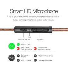 Load image into Gallery viewer, In ear earphone wired metal music headsets bass noise reduction earbuds for    Mobile Phones
