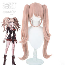 Load image into Gallery viewer, Danganronpa: Trigger Happy Havoc Women Enoshima Junko Cosplay Wig Enoshima Junko Role Play Ponytails 80cm
