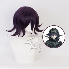 Load image into Gallery viewer, Danganronpa V3: Killing Harmony Ouma Kokichi Wig Cosplay Costume Dangan Ronpa Synthetic Hair Short Halloween Party Wigs +Wig Cap
