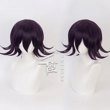 Load image into Gallery viewer, Danganronpa V3: Killing Harmony Ouma Kokichi Wig Cosplay Costume Dangan Ronpa Synthetic Hair Short Halloween Party Wigs +Wig Cap
