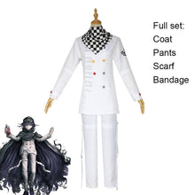 Load image into Gallery viewer, Danganronpa V3 Kokichi Oma Cosplay Costume President Oma Cosplay Wig Cloak and Hat Halloween Carnival Party Costumes
