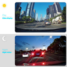Load image into Gallery viewer, Dash Cam Black Box in Car DVR Camera Video Recorder Rear View Dual Lens HD Cycle Recording Video Mirror Recorder Black Box

