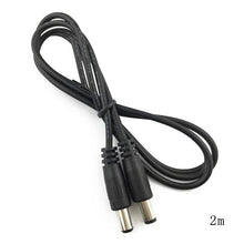 Load image into Gallery viewer, DC Power Plug 5.5 x 2.1mm Male To 5.5 x 2.1mm Male CCTV Adapter Connector Cable G8TB
