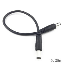 Load image into Gallery viewer, DC Power Plug 5.5 x 2.1mm Male To 5.5 x 2.1mm Male CCTV Adapter Connector Cable Power Extension Cords
