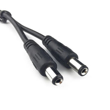 Load image into Gallery viewer, DC Power Plug 5.5 x 2.1mm Male To 5.5 x 2.1mm Male CCTV Adapter Connector Cable Power Extension Cords
