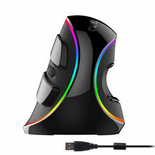 Load image into Gallery viewer, Ergonomics Vertical Gaming Mouse 6 Buttons 4000 DPI RGB Wired/Wireless Right Hand Mice For PC Laptop Computer
