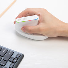 Load image into Gallery viewer, M618C Wireless Mouse Ergonomic Vertical 6 Buttons Gaming Mouse RGB 1600 DPI Optical Mice With For PC Laptop
