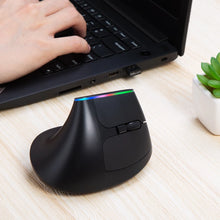 Load image into Gallery viewer, M618C Wireless Mouse Ergonomic Vertical 6 Buttons Gaming Mouse RGB 1600 DPI Optical Mice With For PC Laptop
