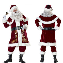 Load image into Gallery viewer, Deluxe Men Women Christmas Costume Cosplay Couple Santa Claus Uniform  Holiday
