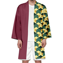 Load image into Gallery viewer, Demon Slayer Kimetsu No Yaiba Kimono Haori Cloak Cosplay Costume Halloween Adult Child Anime Costumes Cape
