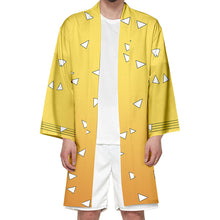 Load image into Gallery viewer, Demon Slayer Kimetsu No Yaiba Kimono Haori Cloak Cosplay Costume Halloween Adult Child Anime Costumes Cape
