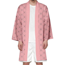 Load image into Gallery viewer, Demon Slayer Kimetsu No Yaiba Kimono Haori Cloak Cosplay Costume Halloween Adult Child Anime Costumes Cape
