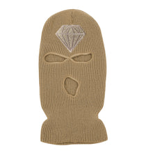 Load image into Gallery viewer, Diamond Glitter Printed 3 Hole Full Face Cap Embroidery Letter Ski Beanies Design Keep Warm Headgear Mask Tactical Balaclava Hat
