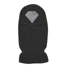 Load image into Gallery viewer, Diamond Glitter Printed 3 Hole Full Face Cap Embroidery Letter Ski Beanies Design Keep Warm Headgear Mask Tactical Balaclava Hat

