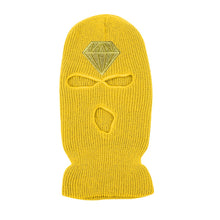 Load image into Gallery viewer, Diamond Glitter Printed 3 Hole Full Face Cap Embroidery Letter Ski Beanies Design Keep Warm Headgear Mask Tactical Balaclava Hat
