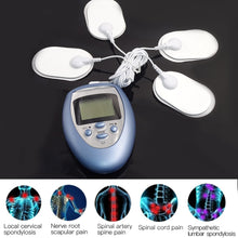 Load image into Gallery viewer, Digital TENS EMS Massager Electric Muscle Stimulator Pulse Back Neck Pain Relief Electrode Massage Pads Health Therapy Machine
