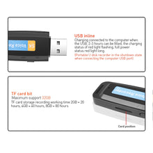 Load image into Gallery viewer, Digital Voice Recorder Pen USB Professional Dictaphone Portable Record Audio Recording interviews meetings With TF Card Slot

