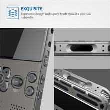 Load image into Gallery viewer, Digital Voice Recorder Voice Activated Mp3 player 32GB Music  Player  Card One-button Record Noise Reduction Dictaphone V35
