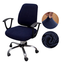 Load image into Gallery viewer, Thicken Solid Office Computer Chair Cover Spandex Split Seat Cover Universal Office Anti-dust Armchair Cover
