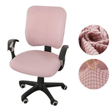 Load image into Gallery viewer, Thicken Solid Office Computer Chair Cover Spandex Split Seat Cover Universal Office Anti-dust Armchair Cover
