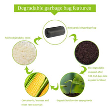 Load image into Gallery viewer, Disposable Degradable Garbage Bag Flat Mouth Environmental Protection Household Biodegradable rubbish bags refuse Bag #309
