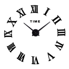 Load image into Gallery viewer, Wall Clock Wall Cock Promotion New Home Decor Large Roman Mirror Fashion  Modern Quartz Clocks Living Room  Sticker Watch
