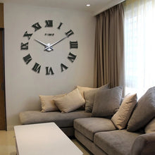 Load image into Gallery viewer, Wall Clock Wall Cock Promotion New Home Decor Large Roman Mirror Fashion  Modern Quartz Clocks Living Room  Sticker Watch
