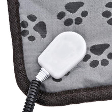 Load image into Gallery viewer, Dog Cat Electric Blanket Heating Pad Pet Bed Mat Waterproof Anti-Bite Adjustable Temperature Chair Cushion
