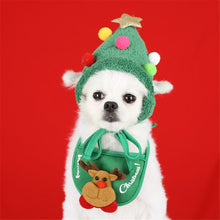Load image into Gallery viewer, Dog Christmas Bandana Santa Hat Dog Scarf Triangle Bibs Kerchief Christmas Costume Outfit for Small Medium Large Dogs Cats Pets
