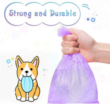 Load image into Gallery viewer, Dog Poop Bags for Waste Refuse Cleanup, Doggy Roll Replacements for Outdoor Puppy Walking and Travel, Thick Plastic Mixed Colors
