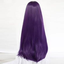Load image into Gallery viewer, Doki Doki Literature Club Yuri Monika Natsuki Sayori DDLC Long Straight Wig Game Synthetic Cosplay Wigs For Women
